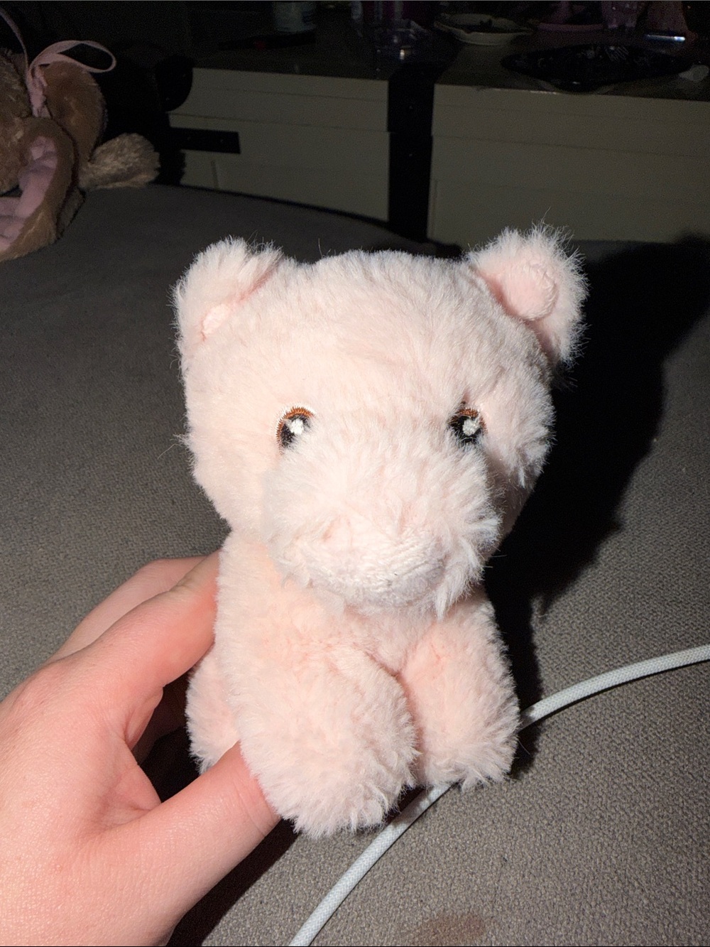 Soft Plush Small Pig Toy - Pink